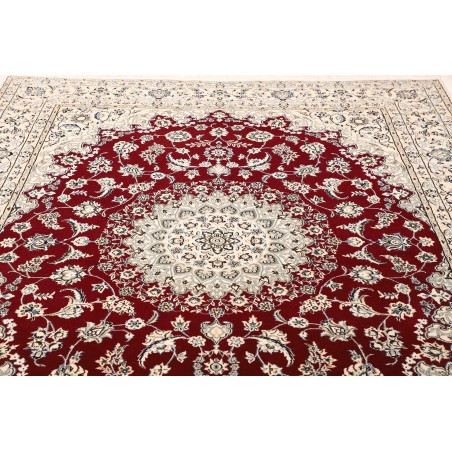 Tappeto Nain 9La Persia bianco grigio 207x262