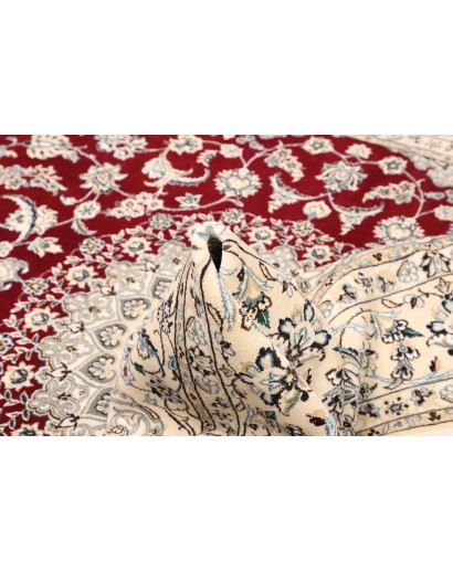 Tappeto Nain 9La Persia bianco grigio 207x262