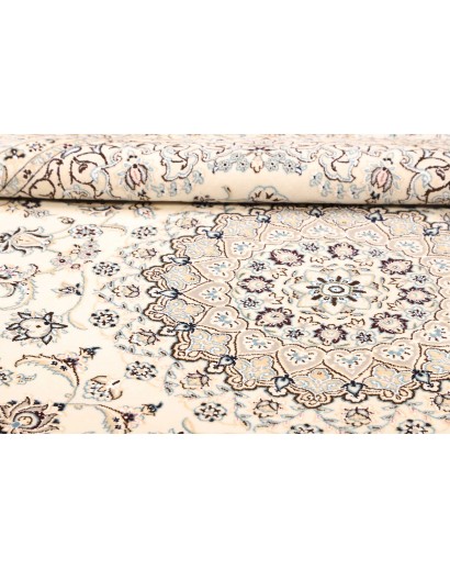 Tappeto Nain 9La Persia bianco grigio 206x257