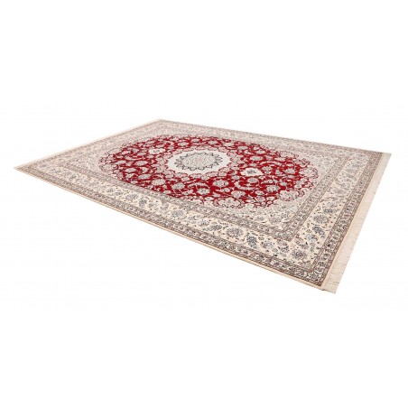 Tappeto Nain 9La Persia bianco grigio 250x358