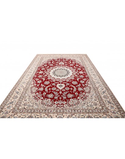 Tappeto Nain 9La Persia bianco grigio 250x358