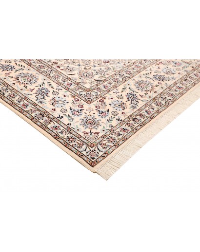 Tappeto Nain 9La Persia bianco grigio 250x358