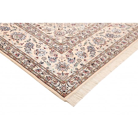 Tappeto Nain 9La Persia bianco grigio 250x358