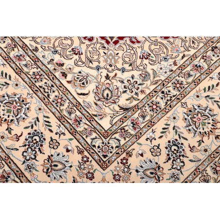 Tappeto Nain 9La Persia bianco grigio 250x358