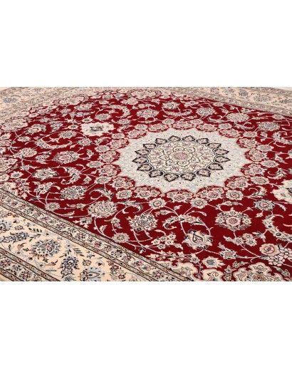 Tappeto Nain 9La Persia bianco grigio 250x358