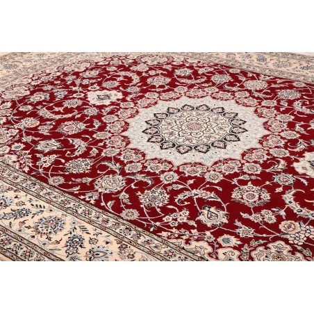 Tappeto Nain 9La Persia bianco grigio 250x358