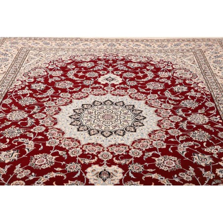 Tappeto Nain 9La Persia bianco grigio 250x358