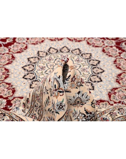 Tappeto Nain 9La Persia bianco grigio 250x358