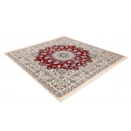 Tappeto Nain 9La Persia bianco grigio 195x205