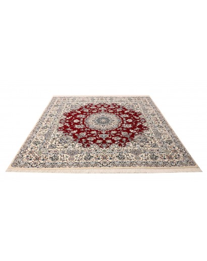 Tappeto Nain 9La Persia bianco grigio 195x205