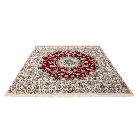 Tappeto Nain 9La Persia bianco grigio 195x205