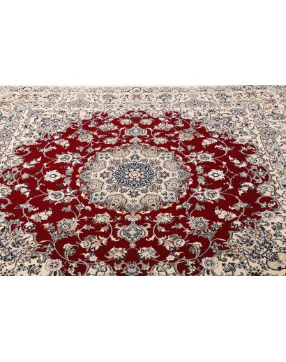 Tappeto Nain 9La Persia bianco grigio 195x205