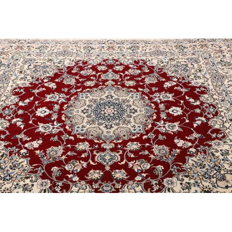 Tappeto Nain 9La Persia bianco grigio 195x205