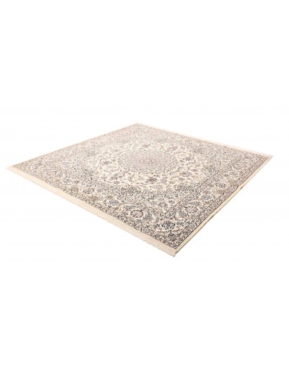 Tappeto Nain 9La Persia bianco grigio 215x210