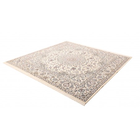 Tappeto Nain 9La Persia bianco grigio 215x210