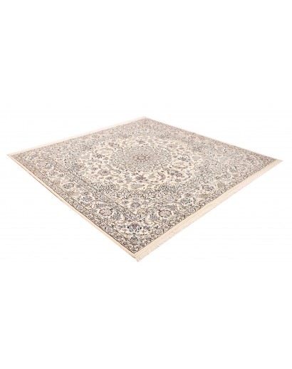Tappeto Nain 9La Persia bianco grigio 215x210