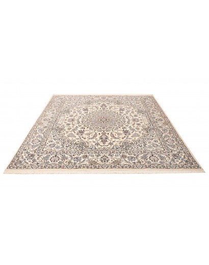 Tappeto Nain 9La Persia bianco grigio 215x210