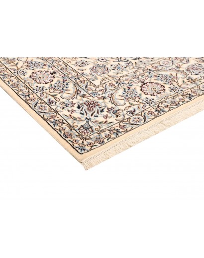 Tappeto Nain 9La Persia bianco grigio 215x210