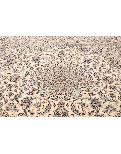 Tappeto Nain 9La Persia bianco grigio 215x210