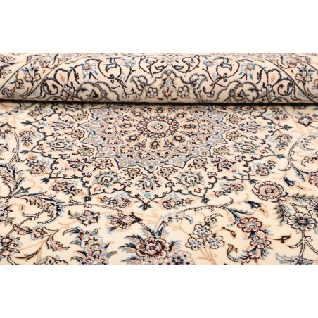 Tappeto Nain 9La Persia bianco grigio 215x210