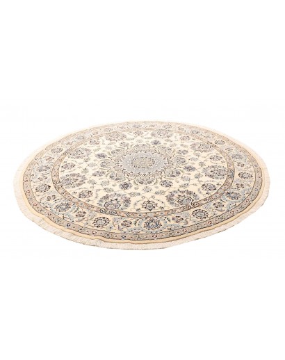 Tappeto Nain 9La Persia bianco grigio 205x205