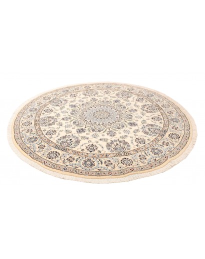 Tappeto Nain 9La Persia bianco grigio 205x205