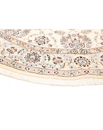 Tappeto Nain 9La Persia bianco grigio 205x205
