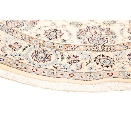 Tappeto Nain 9La Persia bianco grigio 205x205