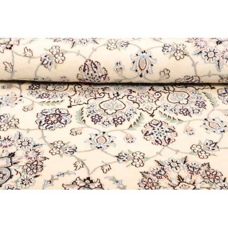 Tappeto Nain 9La Persia bianco grigio 205x205