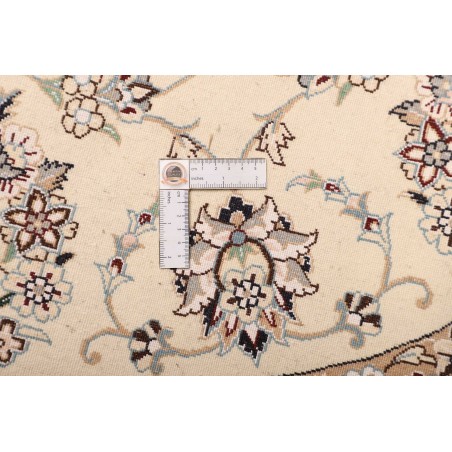 Tappeto Nain 9La Persia bianco grigio 205x205