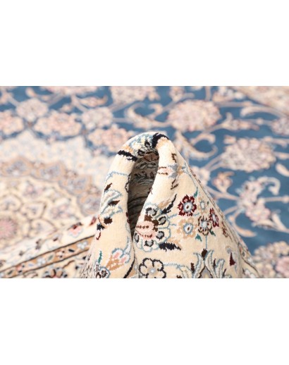 Tappeto Nain 9La Persia bianco blu 245x355