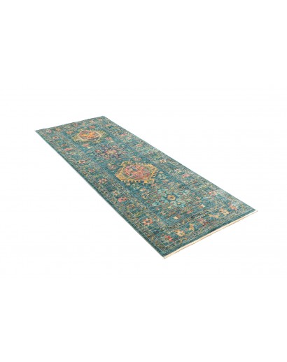 Tappeto Tribal Pakistan grigio marrone 78x202