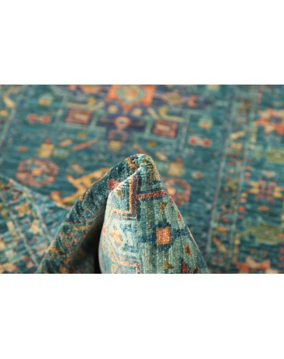 Tappeto Tribal Pakistan grigio marrone 78x202