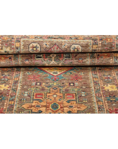 Tappeto Tribal Pakistan marrone 78x203