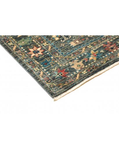 Tappeto Tribal Pakistan azzurro 78x253