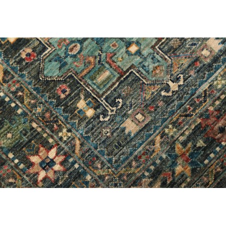 Tappeto Tribal Pakistan azzurro 78x253