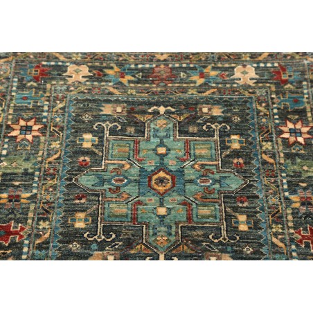 Tappeto Tribal Pakistan azzurro 78x253
