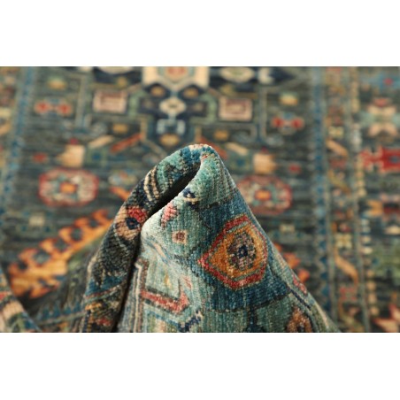 Tappeto Tribal Pakistan azzurro 78x253