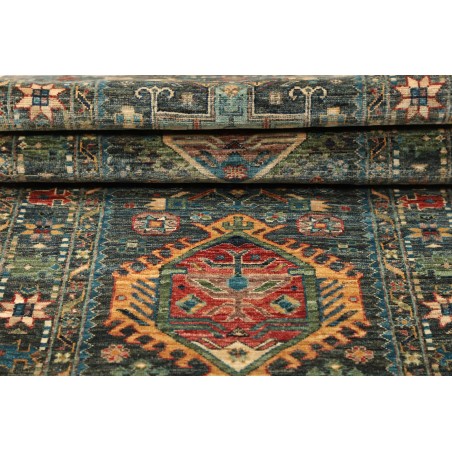 Tappeto Tribal Pakistan azzurro 78x253