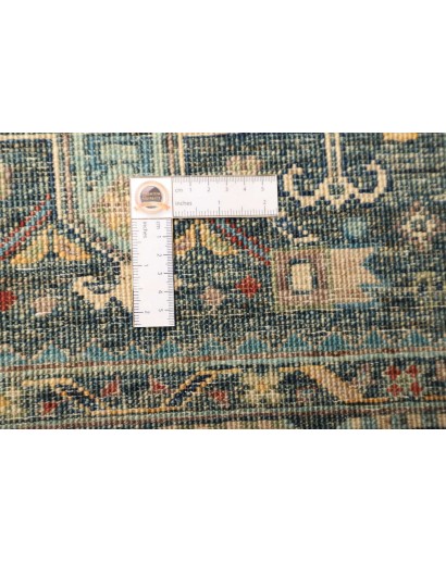 Tappeto Tribal Pakistan azzurro 78x253