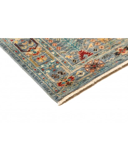 Tappeto Tribal Pakistan bianco marrone 80x273