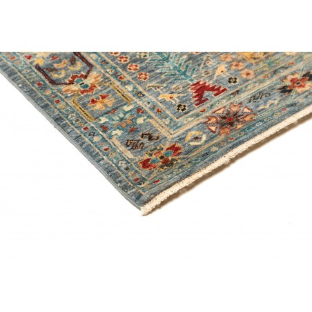 Tappeto Tribal Pakistan bianco marrone 80x273