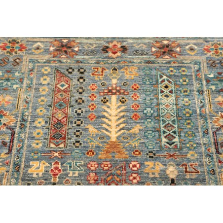 Tappeto Tribal Pakistan bianco marrone 80x273