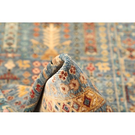 Tappeto Tribal Pakistan bianco marrone 80x273