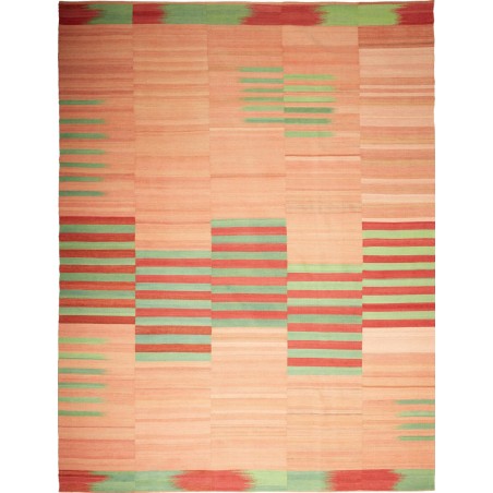 Tappeto Kilim Persia marrone bianco 268x352