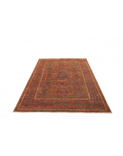 Tappeto Mamlouk Pakistan marrone grigio 147x205