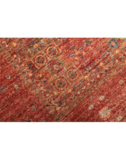 Tappeto Mamlouk Pakistan rosso verde 145x205