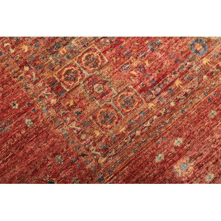 Tappeto Mamlouk Pakistan rosso verde 145x205