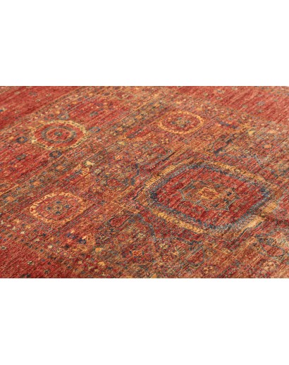 Tappeto Mamlouk Pakistan rosso verde 145x205