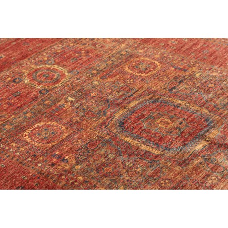 Tappeto Mamlouk Pakistan rosso verde 145x205